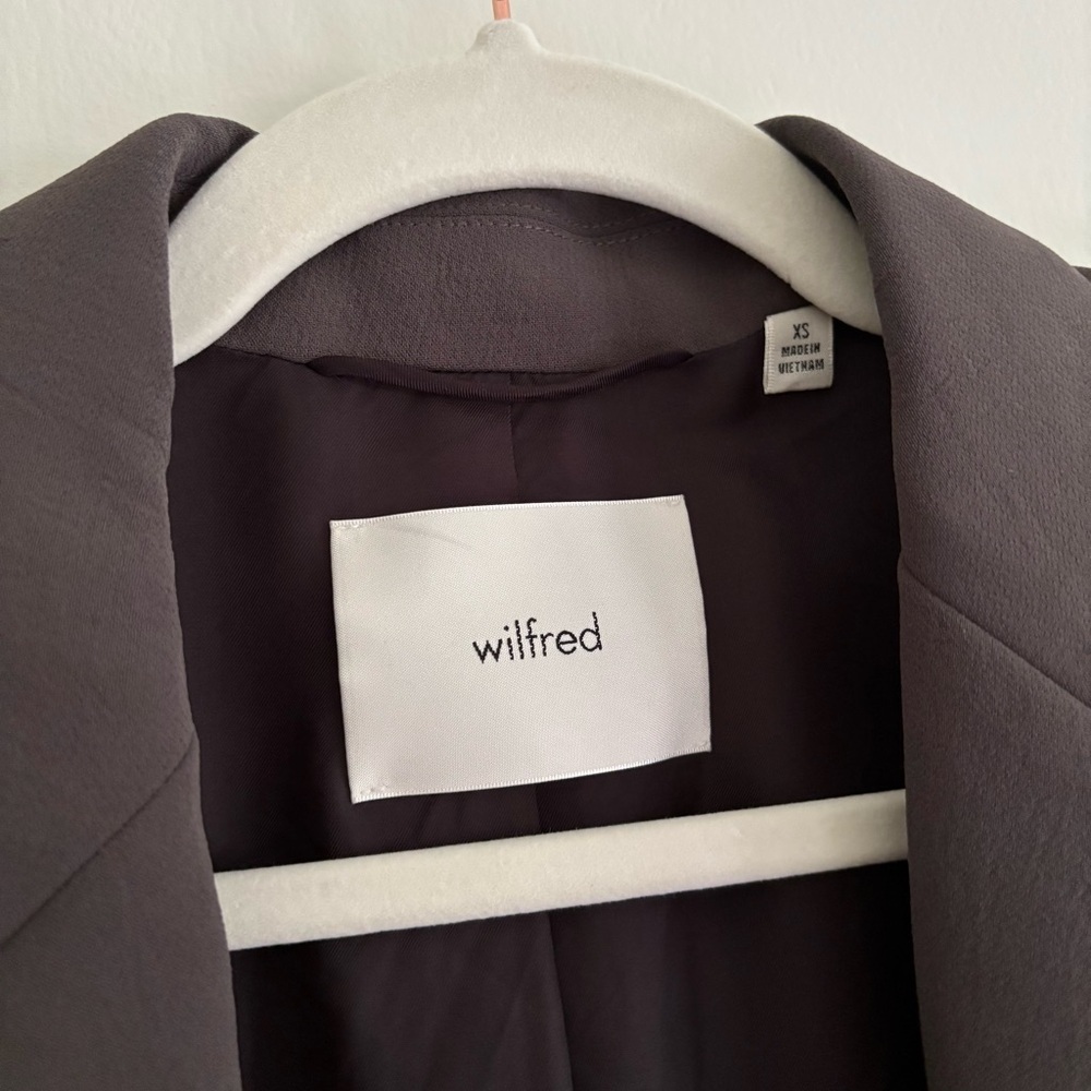 Aritzia Wilfred Generation Blazer Grey Size XS - Picture 3 of 5